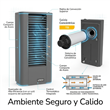 Calefactor Coppens CUN20BM UNIQO 2000 Kcal Multigas Tiro Balanceado